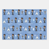 Multicultural First Community Boy Inpakpapier Vel (Voorkant 3)