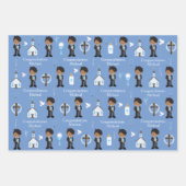 Multicultural First Community Boy Inpakpapier Vel (Voorkant 2)