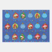 Multicultural Girl Elf personaliseren Inpakpapier Vel (Voorkant 2)