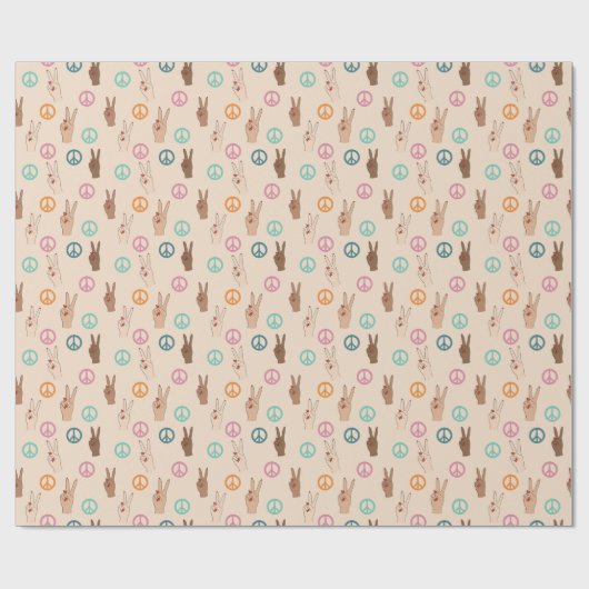 Multicultural Hand Pattern Cadeaupapier (Vlak)