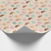 Multicultural Hand Pattern Cadeaupapier (Hoek)