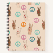 Multicultural Hand Pattern Notitieboek (Voorkant)