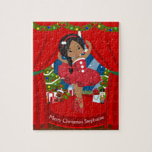 Multicultural Kerstmis Ballerina Legpuzzel