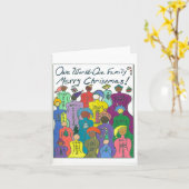 Multicultureel Kaart (Gele Bloem)