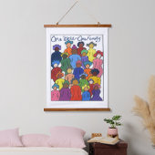 Multicultureel tapijt hangend wandkleed (Slaapkamer)