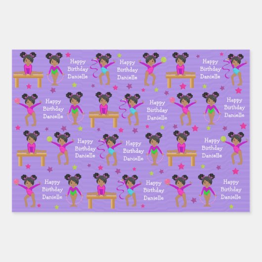 Multicultureel turnast-papierpakbladen inpakpapier vel (Voorkant 3)