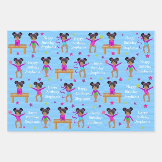 Multicultureel turnast-papierpakbladen inpakpapier vel (Voorkant)