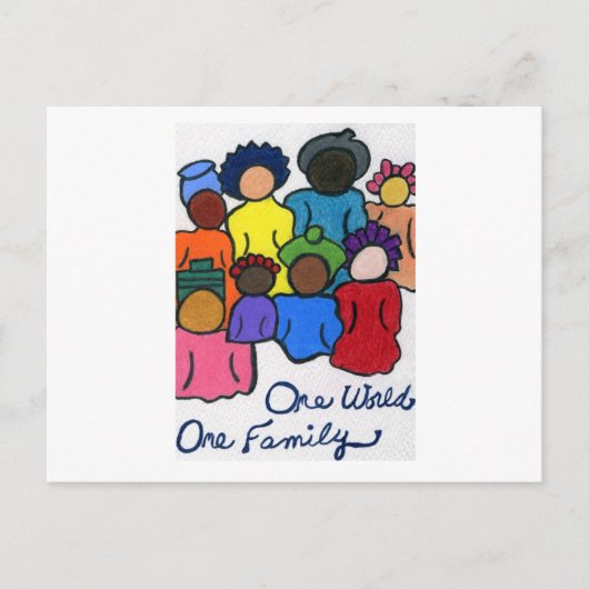 Multiculturele cadeaus briefkaart (Voorkant)