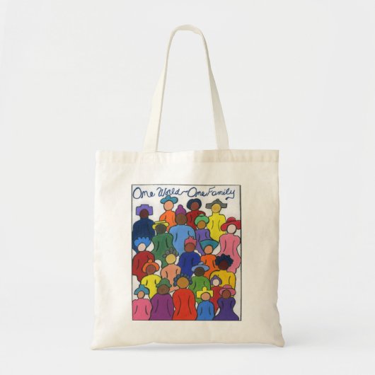 Multiculturele cadeaus tote bag (Voorkant)