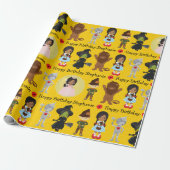Multiculturele Dorothy of OZ Wrapping Paper Cadeaupapier (Uitgerold)
