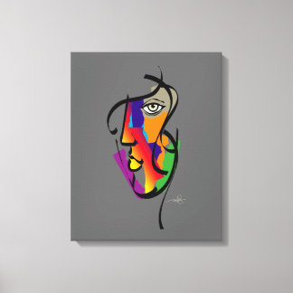 Multiculturele vrouw canvas afdruk
