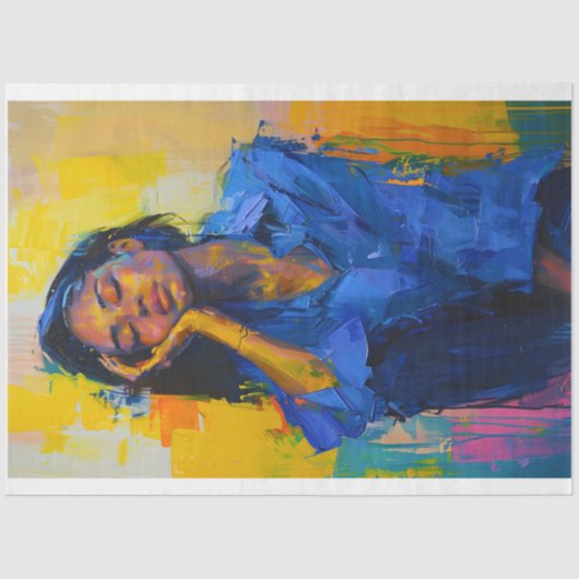 Multiculturele Vrouwen van Schoonheid Series Decou Tissuepapier (Voorkant)