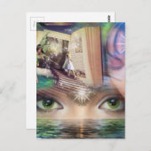 Multidimensionele werelden briefkaart (Voorkant / Achterkant)