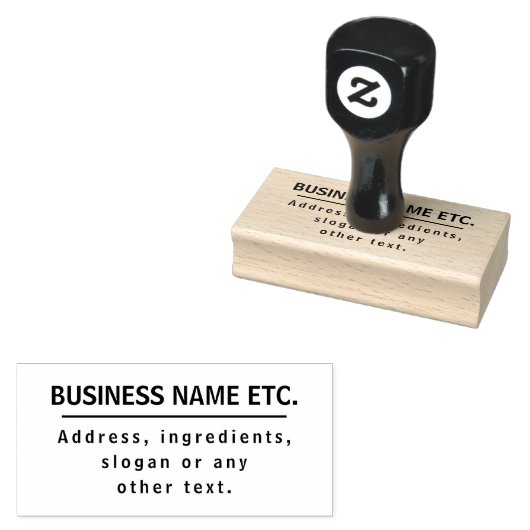 Multidoel- Rubberstempel (Gestempeld)