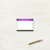 Multifel gepersonaliseerde spinnen post-it® notes (Op bureau)