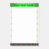 Multifel gepersonaliseerde spinnen post-it® notes (Voorkant)