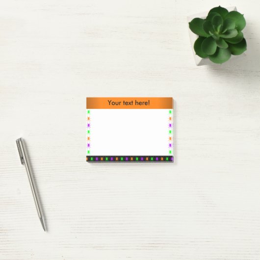 Multifel oranje spinnen post-it® notes (Kantoor)