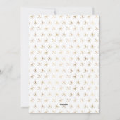 Multifoto van de moderne Faux Gold kerstboomfamili Feestdagenkaart (Achterkant)