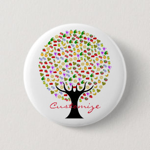Multifruitboom Thunder_Cove Ronde Button 5,7 Cm
