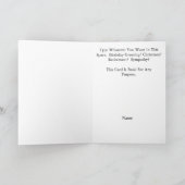 Multifunctionele Brandweerman Wenskaart Kaart (Binnen)