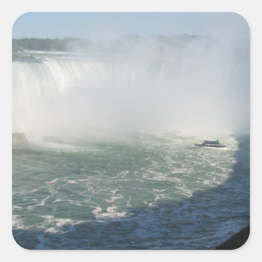 Multifunctionele Write-on decoratieve Niagara Herf Vierkante Sticker (Voorkant)