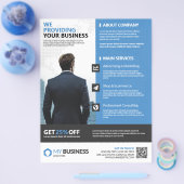 Multifunctionele zakelijke activiteiten flyer (Enkel)