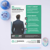 Multifunctionele zakelijke activiteiten flyer (Enkel)