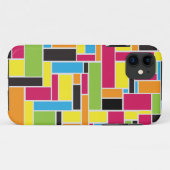 Multigekleurd geometrisch patroon iPhone 5 hoesje (Achterkant (horizontaal))