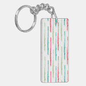 Multigekleurde tapes sleutelhanger (Voorkant Links)