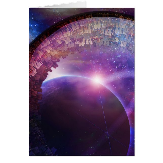 Multigenerationeel interstellair stadsschip (Voorkant)