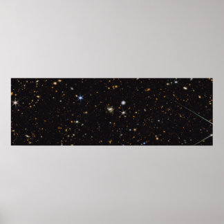 Multigolflengte Galaxies Panorama | Hubble & JWST Poster
