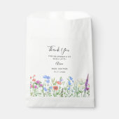 Multihued Wildflower Baby Shower Celebration Bedankzakje (Voorkant)