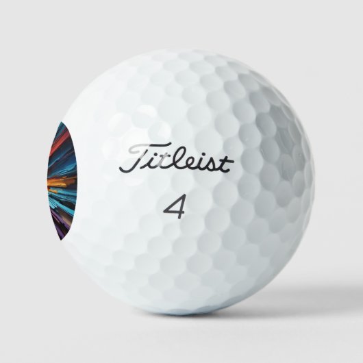 Multikleuren Abstracte golfballen (Logo)