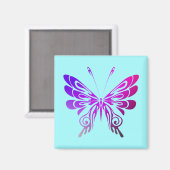  multikleuren decoratieve vlinder magneet (Voorkant / Achterkant)