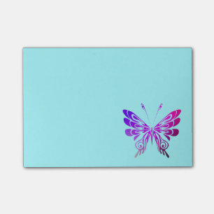 multikleuren decoratieve vlinder post-it® notes