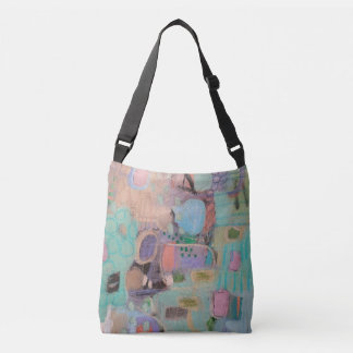 Multikleurenabstracte Canvas tas