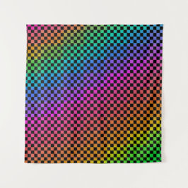 Multikleurenachtergrond met kleine beperkte contro wandkleed