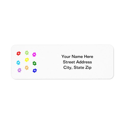 Multikleurenafdrukken Etiket (Voorkant)