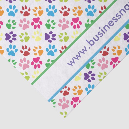 Multikleurenafdrukken Tissuepapier (Detail)