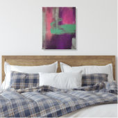 Multikleurenweergave van Abstract verrekend Canvas (Insitu (Slaapkamer))