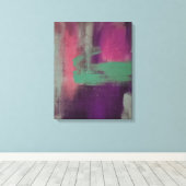 Multikleurenweergave van Abstract verrekend Canvas (Insitu (Houten vloer))