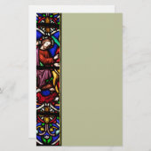 Multikleurige bijbelscène briefpapier (Voorkant / Achterkant)