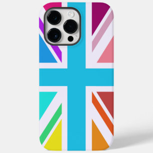 Multikleurige Union Jack/Vlag Ontwerp Case-Mate iPhone 14 Pro Max Hoesje