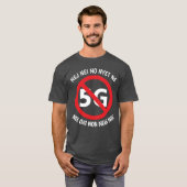 Multilingue non au T-shirt 5G (Devant entier)