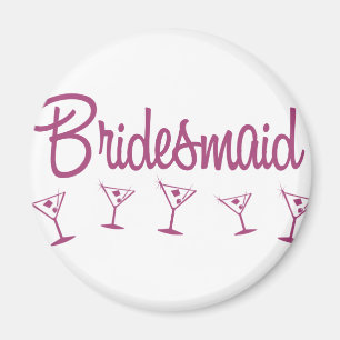 MultiMartini-Bridesmaid-Roze Magneet