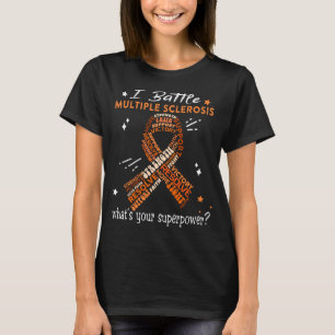 Multimedia Sclerosis Awareness Ribbon Gifts T-shirt