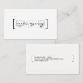 Multimedia Visitekaartje (Voorkant / Achterkant)