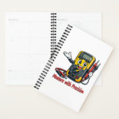 Multimeter Cartoon Measure With Precision Notebook (Devant avec enveloppe)