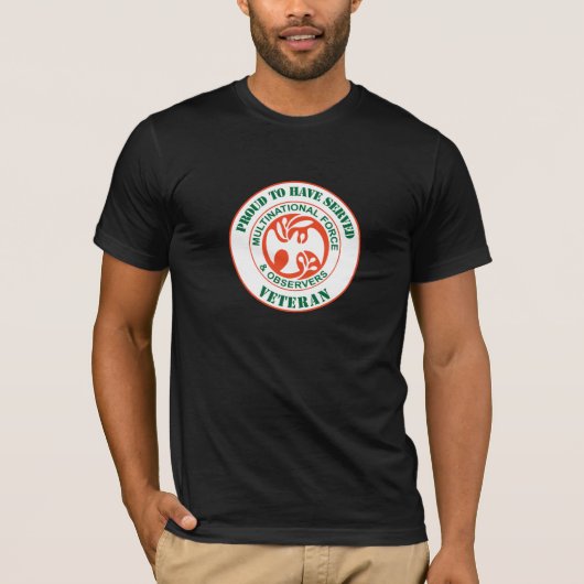 Multinational Force & Observers Veteraan T-shirt (Voorkant)