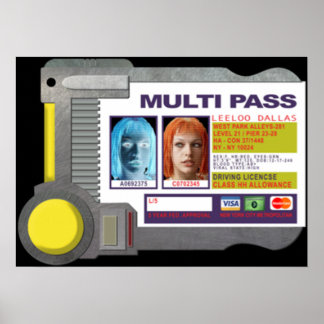 Multipass - geïnspireerd door het vijfde element poster
